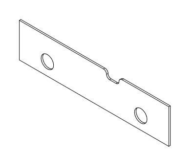 1/16"x1"x6" Shim.