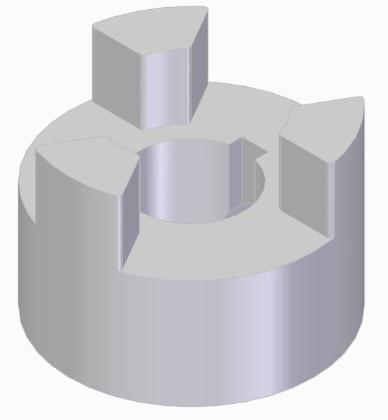 ML075 3/4 | L-075-3/4" Jaw Coupler.