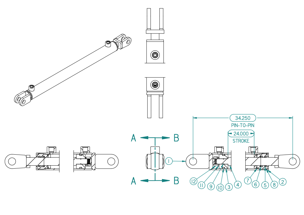 2x24x1.125 Cylinder