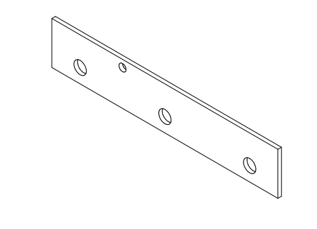 1/8"x1"x8" Shim.