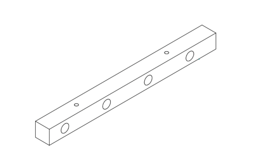 Pro-HD Wear Block 1x1x12 4 Bolt.