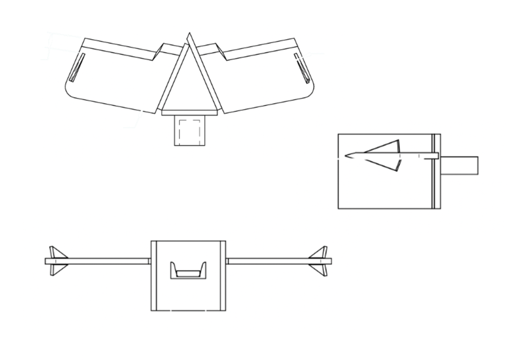TW Large 4 Way Wedge